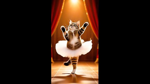 Funny kitten