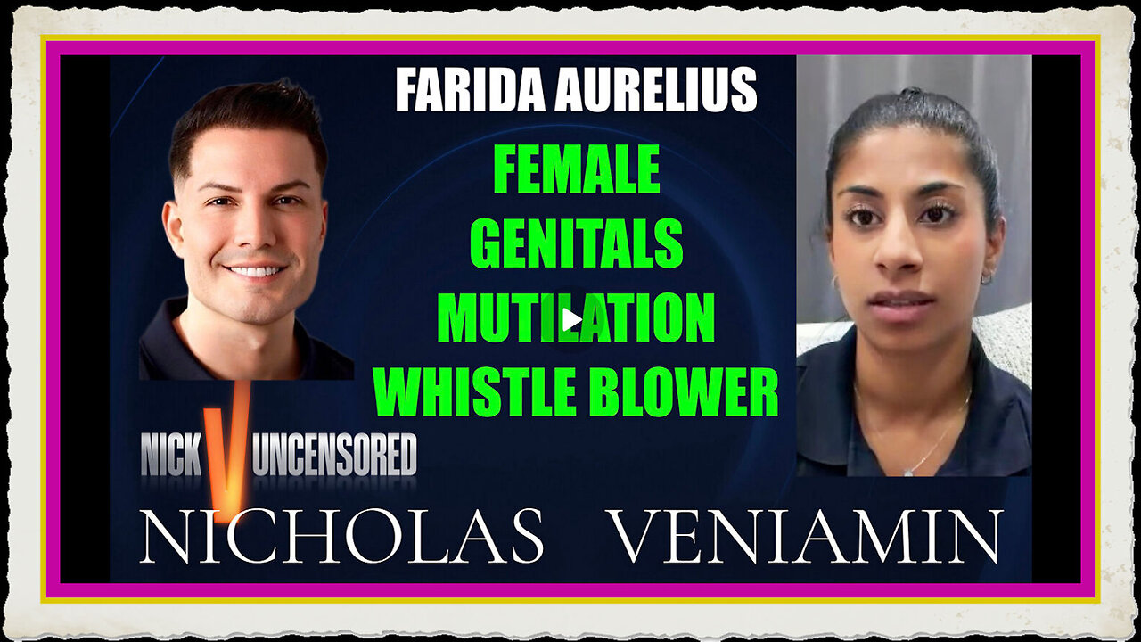 Farida Aurelius Whistle Blower Exposes Female Genital Mutilation with Nicholas Veniamin