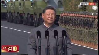 China's Largest Military Parade Commences