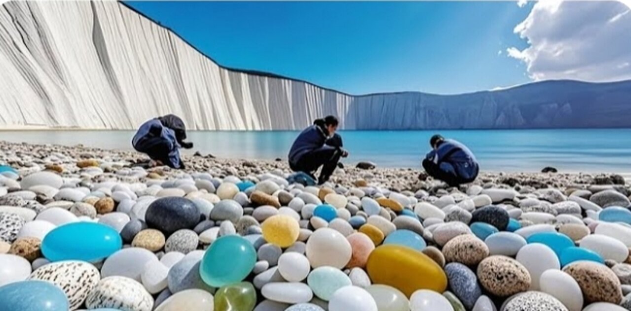 This Is Like A Norwegian Glacier , A Crystal Ball Coast Under The Glacier