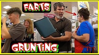 FARTING With GRUNTING NOISES & FUNNY FACES ! 😜