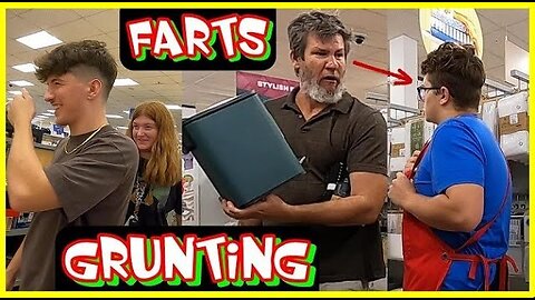 FARTING With GRUNTING NOISES & FUNNY FACES ! 😜