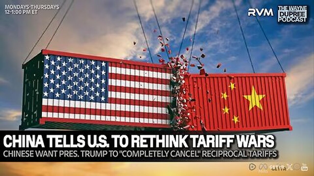 E2070: China Calls on Trump to Cancel Tariffs; Trump Says No 04/14/25