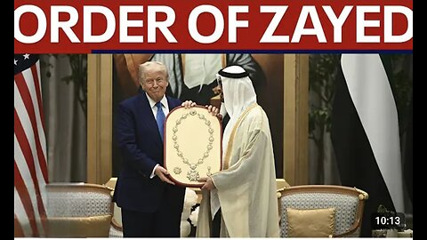 Trump awarded UAE's highest decoration, Order of Zayed