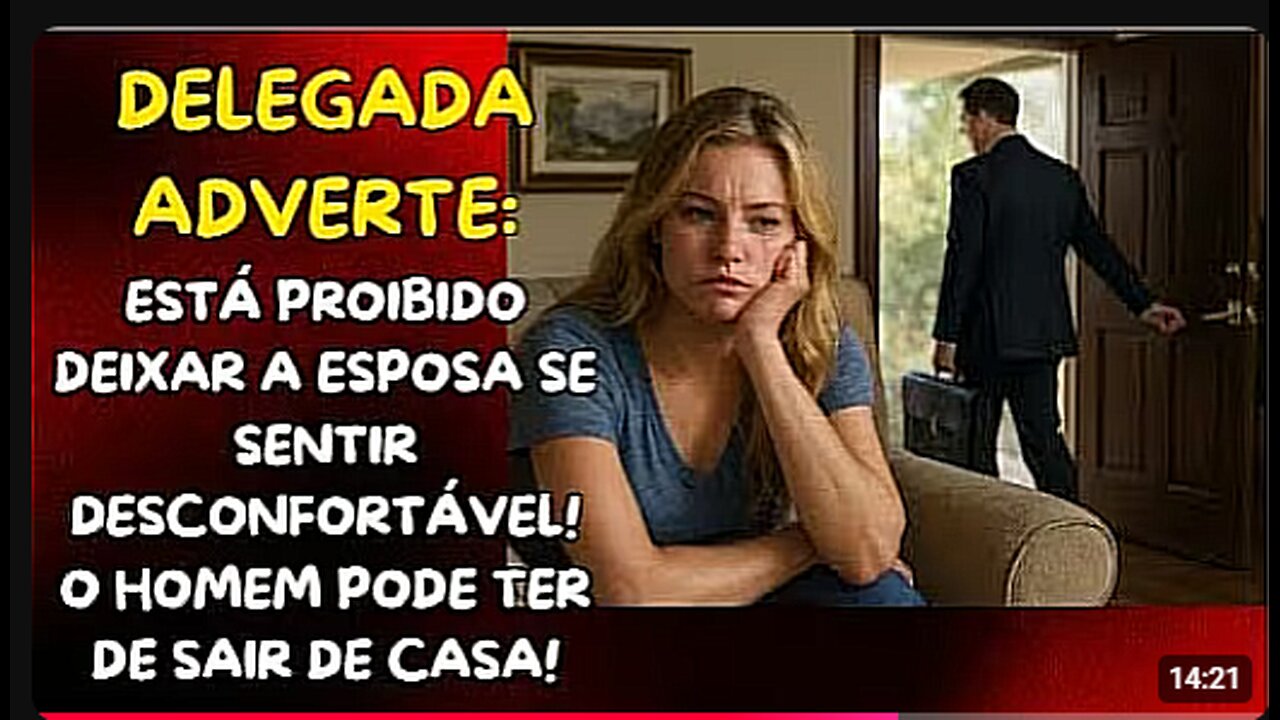 ATENÇÃO: MULHER PODE PEDIR MEDIDA PROTETIVA SEM HAVER CRIME NENHUM! "ESTOU DESCONFORTÁVEL"!