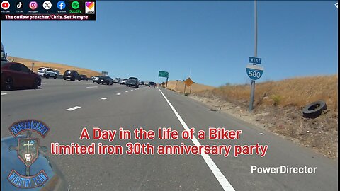 A Day in the life of a Biker limited iron 30th anniversary party #theoutlawpreacher