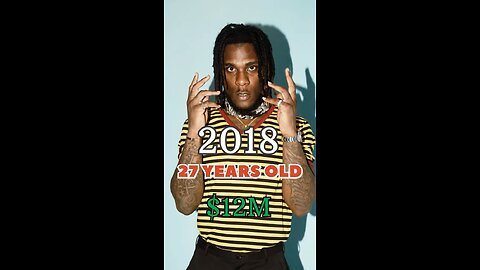 BURNA BOY NETWORTH OVER THE YEARS💸👀#burnaboy