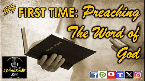 My First Sermon
