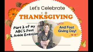 Foot alphabet exercises for foot health