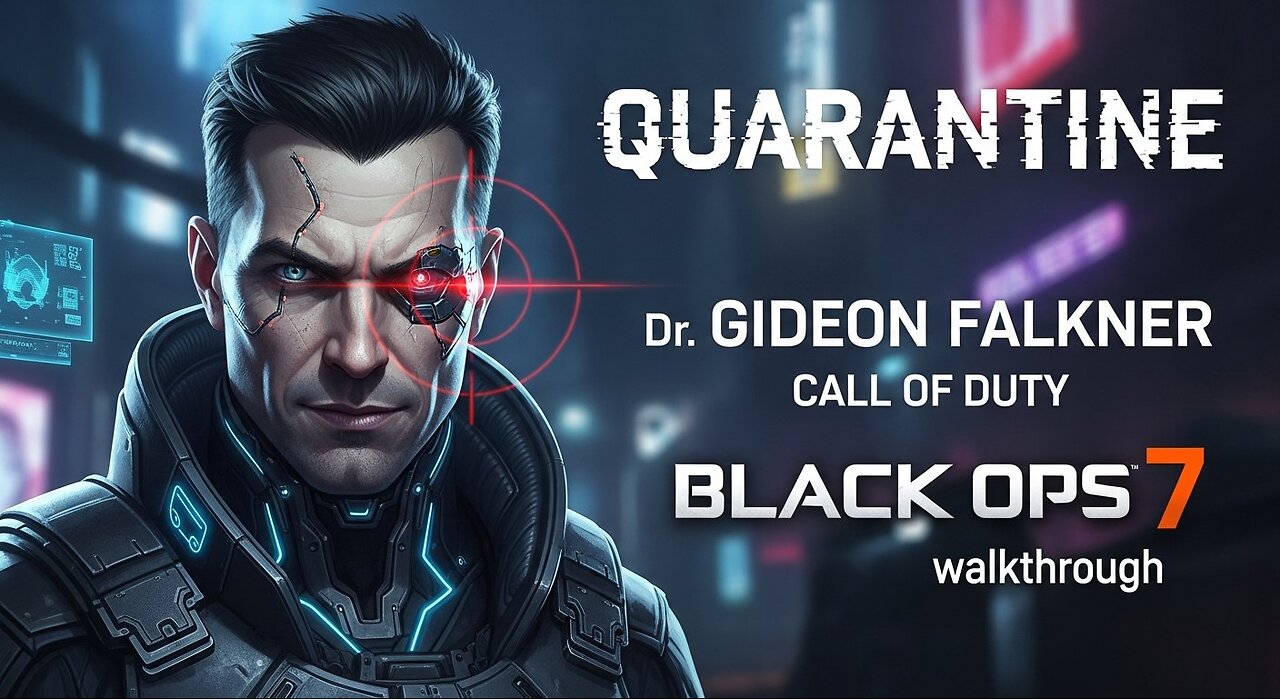 Quarantine. Dr Gideon Falkner ► Call of Duty Black OPS 7 walkthrough