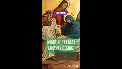 O MERCIFUL GOD GRANT THAT I MAY EAGERLY DESIRE #truth #jesus #christ #king #mary #joseph #ihs #ch