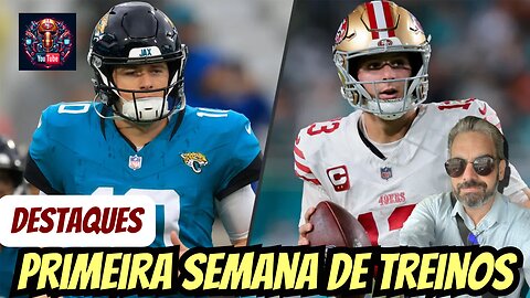 Destaques da semana de treinos. Brock end Jones Brilham, Pearsall retorna