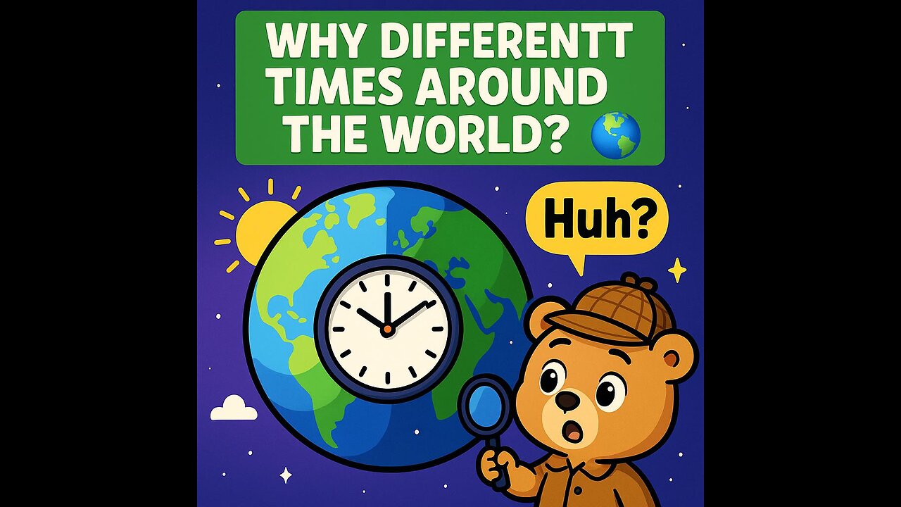 Why Do We Have Different Time Zones? | Fun Learning for Kids | Curious Cub
