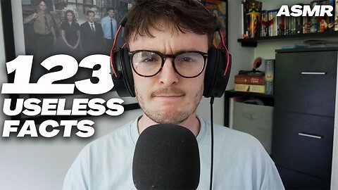 ASMR 123 Useless Random Facts! (Whispered)