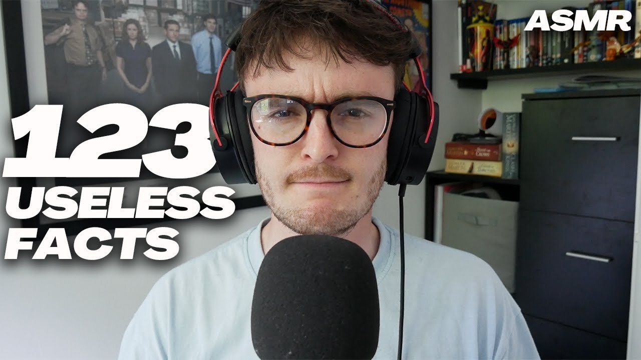 ASMR 123 Useless Random Facts! (Whispered)
