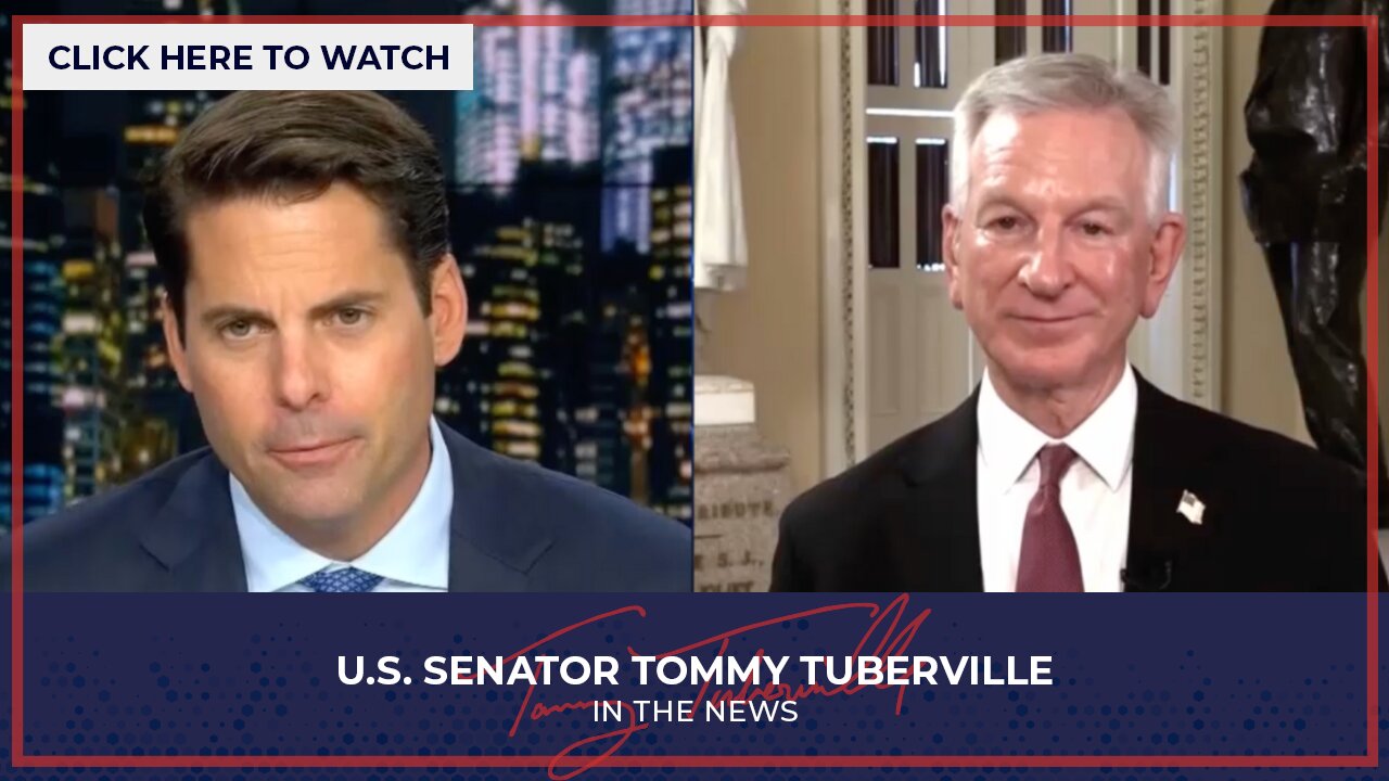 Senator Tuberville Joins Newsmax to Discuss Death Penalty for Illegals Who Murder U.S. Citizens
