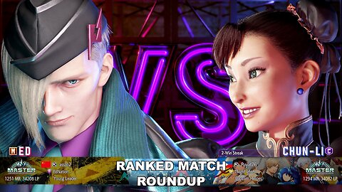 Kuya Kalbo SF6 Ranked Match Roundup. Chun Li Master Rank [Hori Fight Stick]