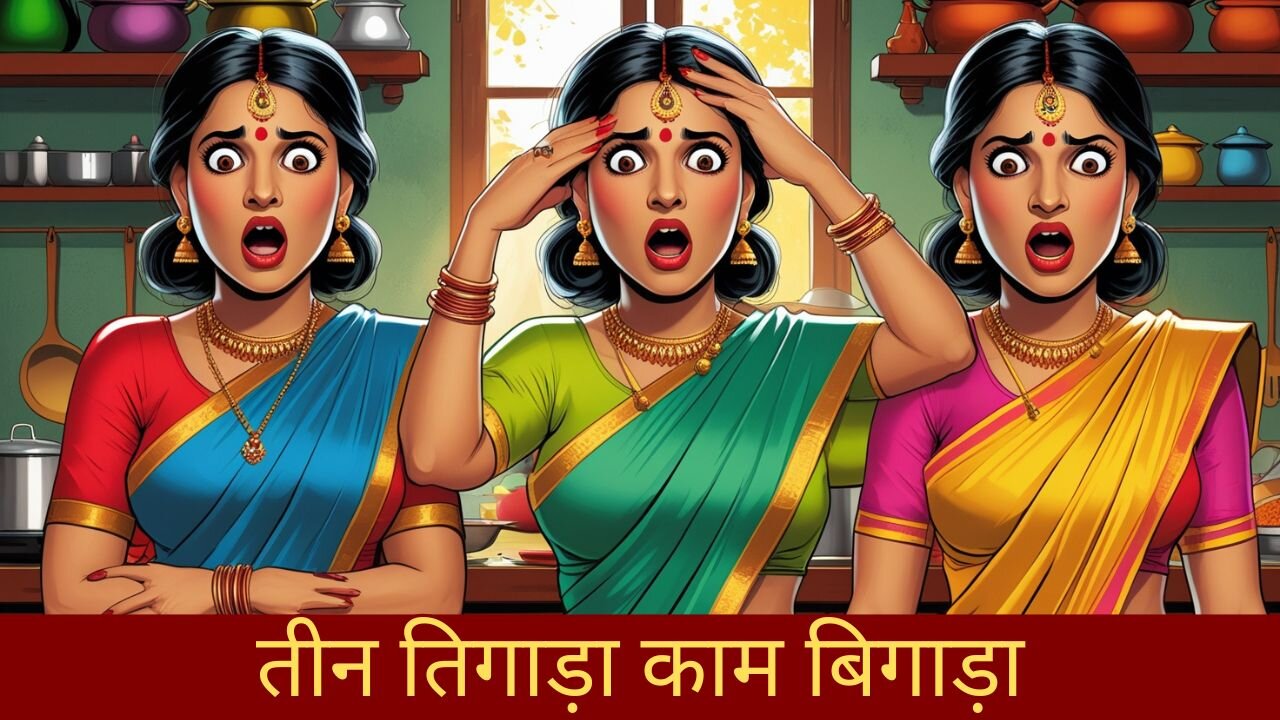 तीन तिगाड़ा काम बिगाड़ा | Moral Hindi Kahani | नई हिंदी कहानी 2025