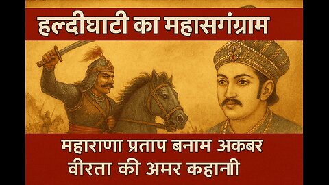 हल्दीघाटी का युद्ध | महाराणा प्रताप बनाम अकबर | मध्यकालीन भारतीय इतिहास