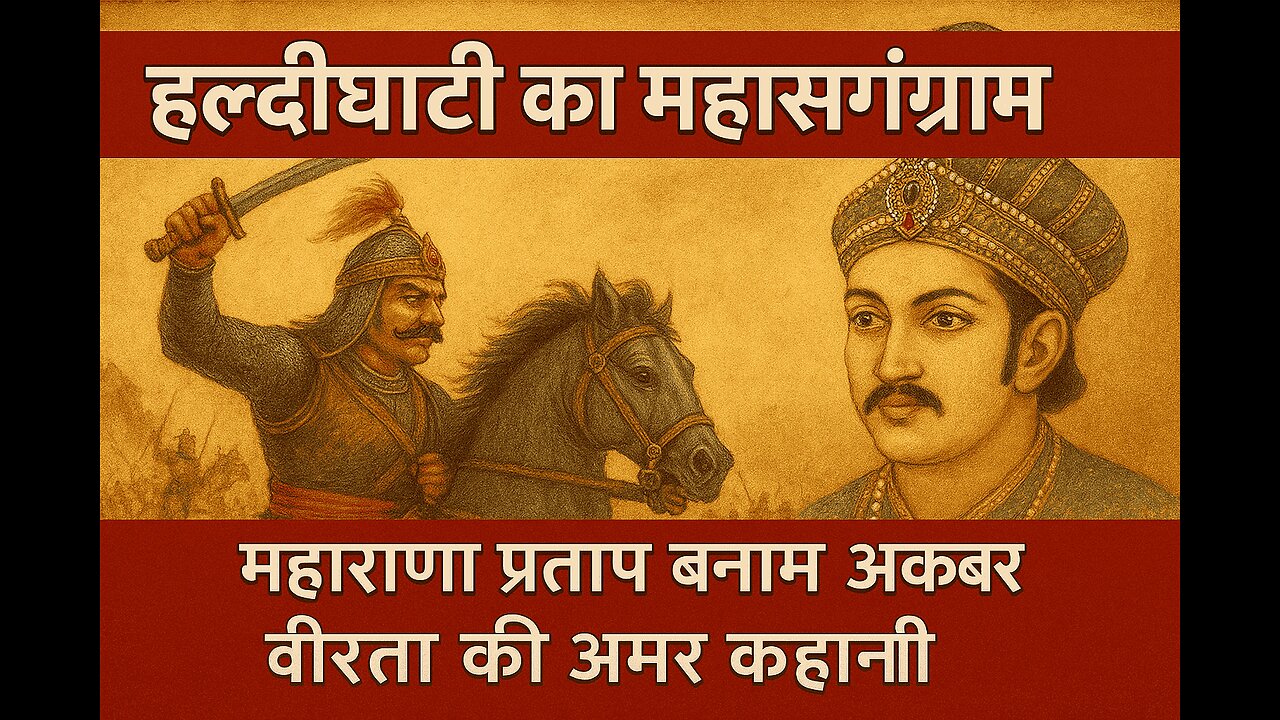 हल्दीघाटी का युद्ध | महाराणा प्रताप बनाम अकबर | मध्यकालीन भारतीय इतिहास