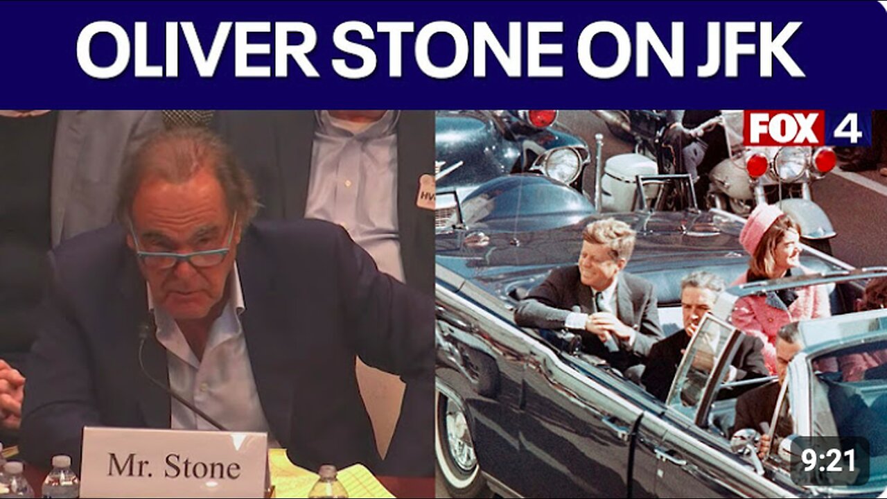 Oliver Stone testifies at JFK Task Force Hearing
