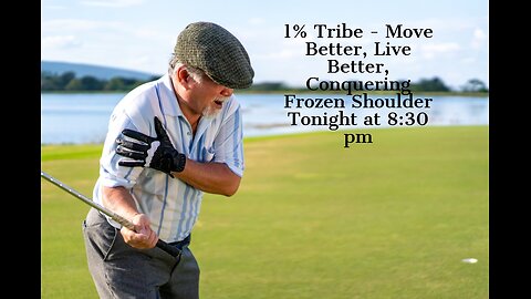 1% Tribe - Move Better, Live Better, Conquering Frozen Shoulder