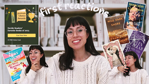 reacting to the goodreads choice awards 2025 nominees