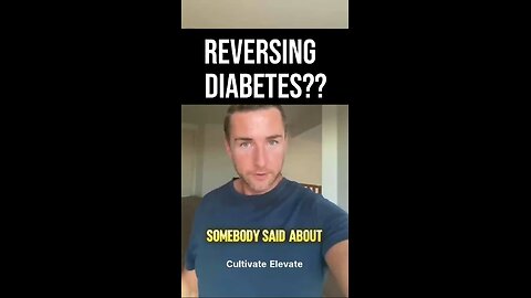 Reversing Diabetes? Totally Possible. Details In This Video. YOU Have The Power To Do That 💯💥💯