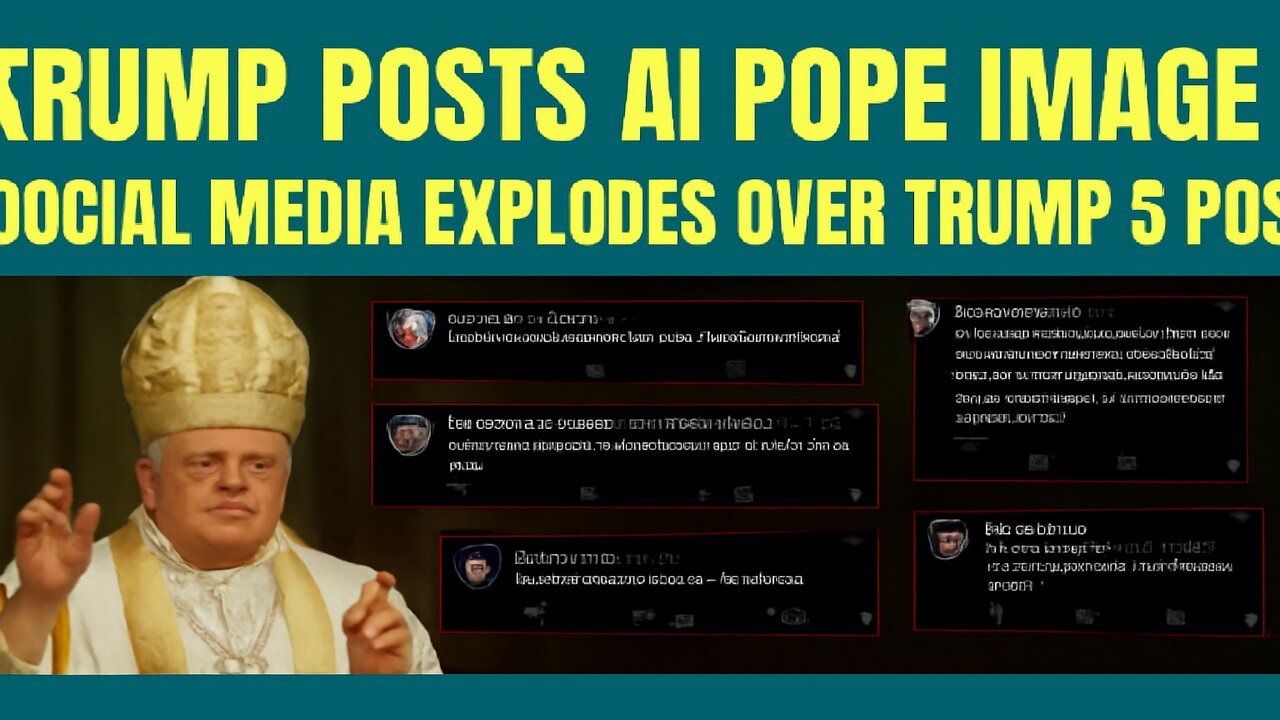 Trump Sparks Outrage With AI Pope Image After Joking He Wants To Succeed Francis | Papal Conclave