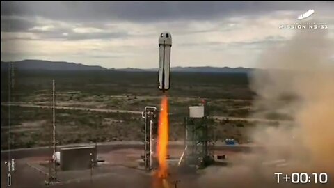 🚀 Blue Origin New Shepard Soars Again! NS-33 Mission Launch with All-Civilian Crew! 🌍