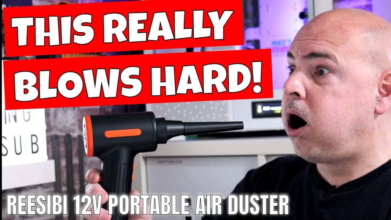 BEST Portable Cordless AIR DUSTER Reesibi R5 90000rpm High Power Blower DIY PC Home