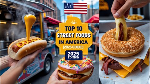 🌭 Top 10 Must-Try Street Foods in America (2025 Guide!)