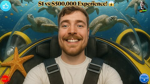 $1 vs $500,000 Experience! 😱 Cheapest vs Most Expensive Challenge | JustBeast