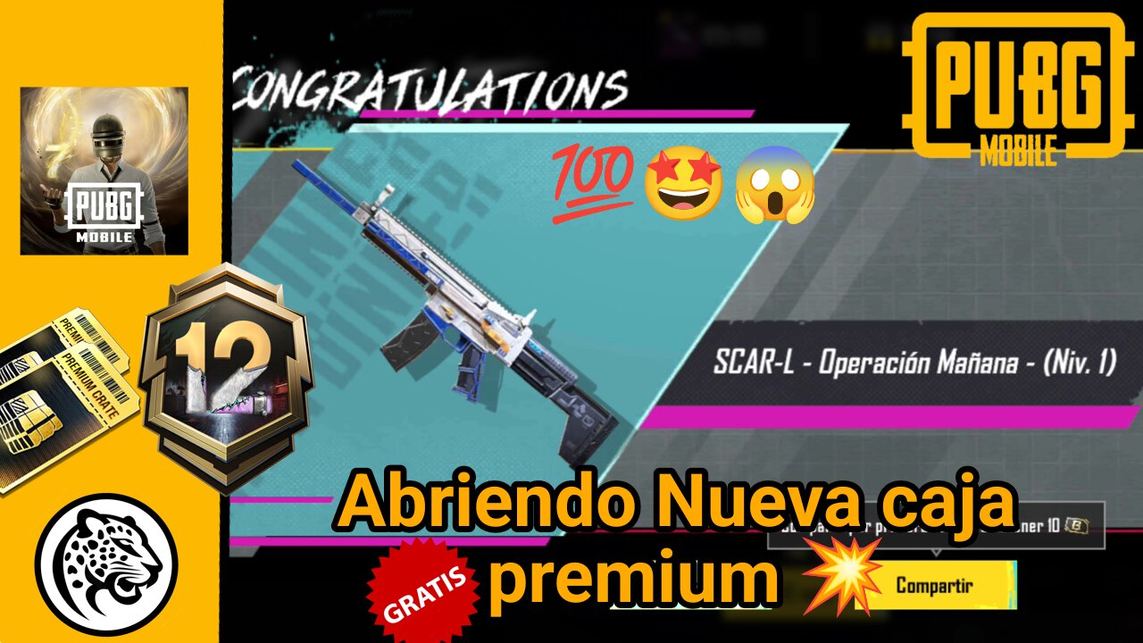 Pubg Mobile Abriendo Nueva caja 📦 premium