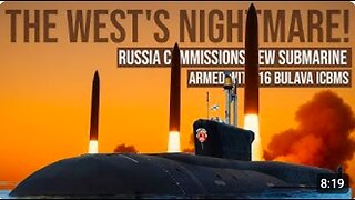 ⚓️🇷🇺 The West's nightmare! Russia commissions 5th Borei A-class nuclear sub Knyaz Pozharsky with 16 nuclear weapons