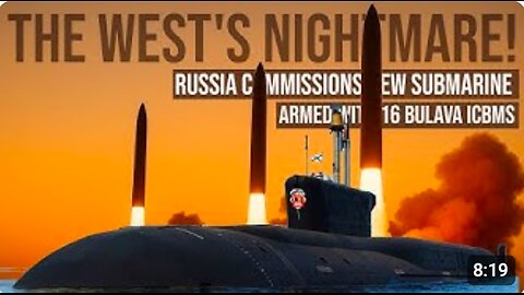 ⚓️🇷🇺 The West's nightmare! Russia commissions 5th Borei A-class nuclear sub nyaz Pozharsky with 16 nuclear weapons