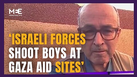 Israeli forces shooting Palestinian boys at Gaza aid sites, British surgeon says