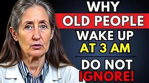 Why Many Seniors Find Themselves Wide Awake at 3 AM and What You Should Know!