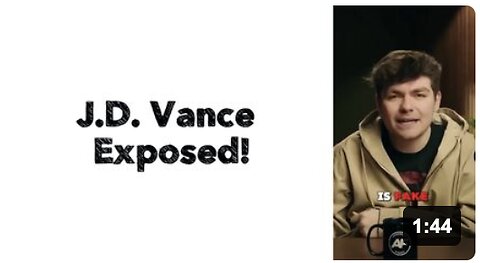 J.D. Vance Exposed!