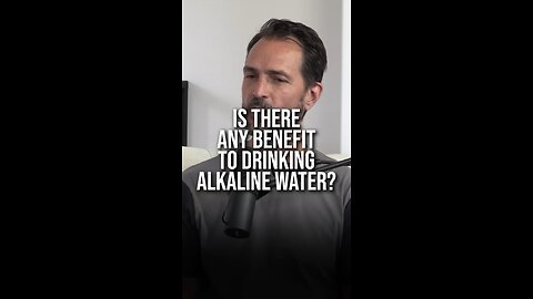 Are their benefits to drinking alkaline water? 💧