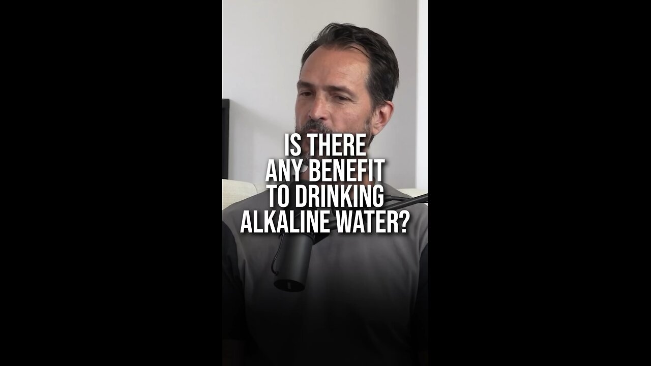 Are their benefits to drinking alkaline water? 💧