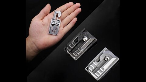 The Ultimate Keychain Folding Card Knife for Everyday Carry