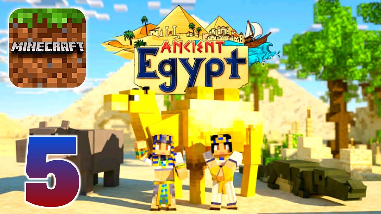 Minecraft Pocket Edition - Gameplay Walkthrough | Story Mode | Ancient Egypt | (Android, iOS)