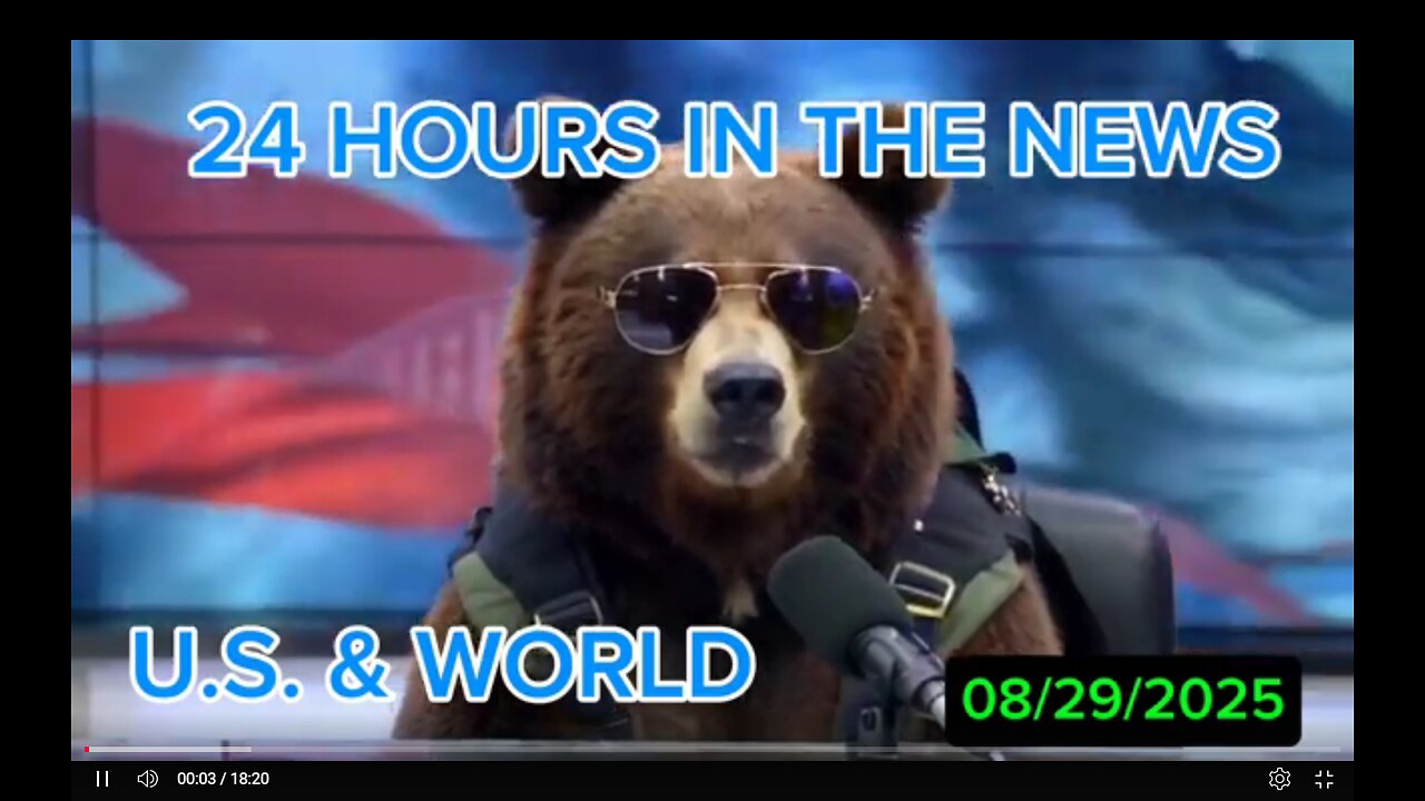 24 Hours in the News 08/29/2025 U.S. & World