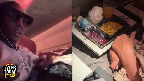 Rude, disgusting and threatening passenger takes over row of seats mid flight