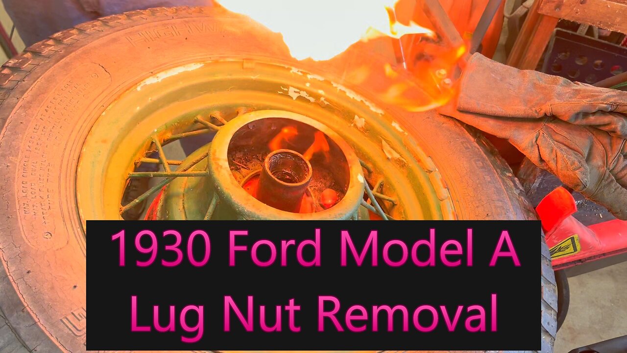Dad's Model A- Seized Lug Nut