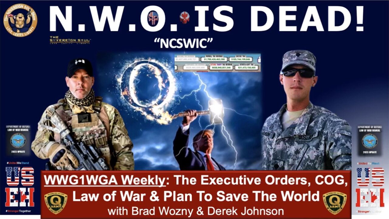 Derek Johnson Update Today Apr 10: "Income Tax No More, Deep State NWO Dead! Trump's EO's"