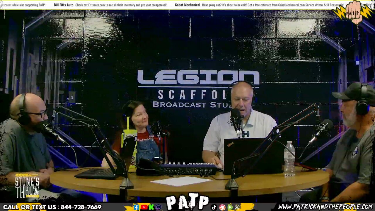 Patrick and the People - Live! - Ep.141 w/ KC Castleberry of The Punishers MC