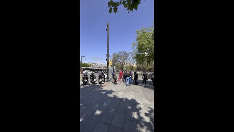 Lesseps Square Barcelona Spain