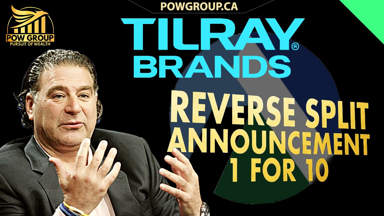 Tilray Brands Implements 1 for 10 Reverse Stock Split as TLRY Stock Drops 11%